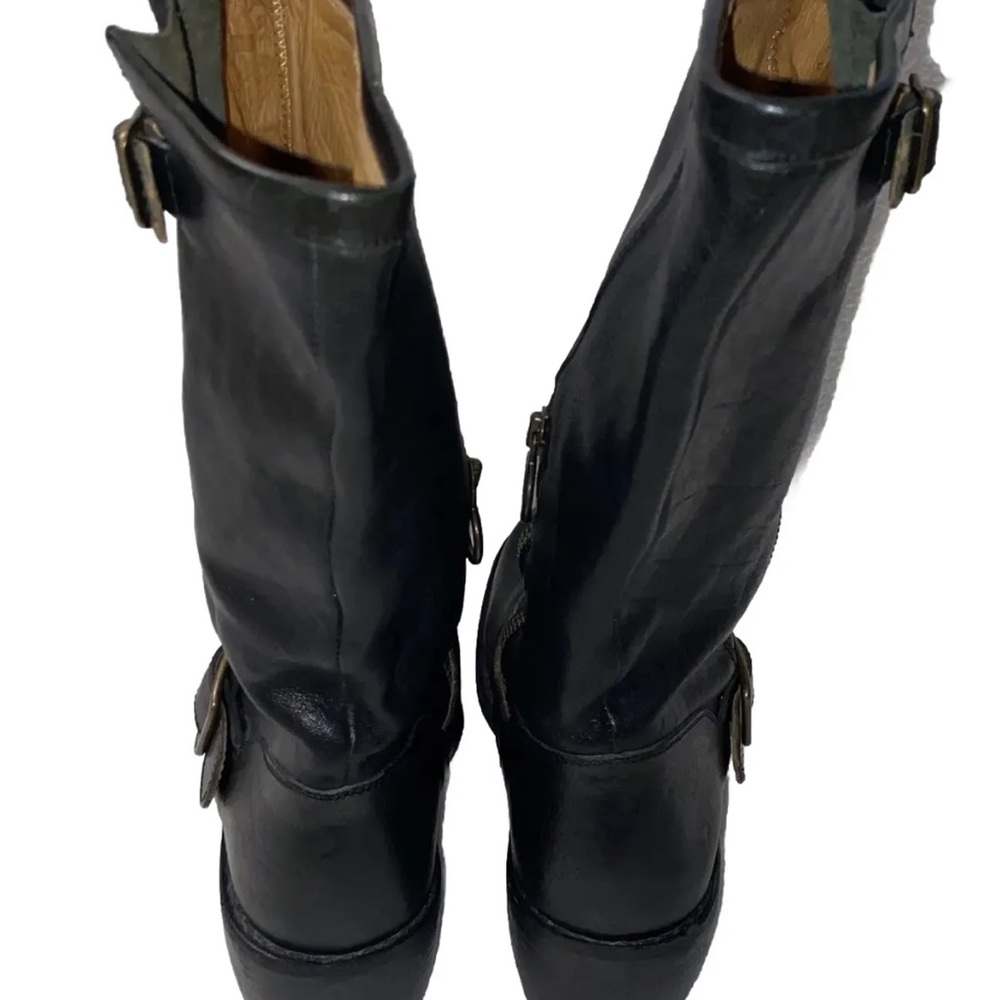 Fiorentini+Baker Mix Mik Moto Black Leather Boots 40/10. Fit true to size - Picture 6 of 16
